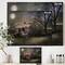 Designart - Forgotten in Moonlight - Farmhouse Canvas Artwork